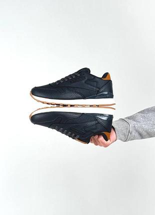 Reebok classic leather grey brown 8