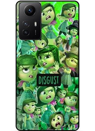 Чехол силиконовый бампер для xiaomi redmi note 12s с рисунком головоломка disgust