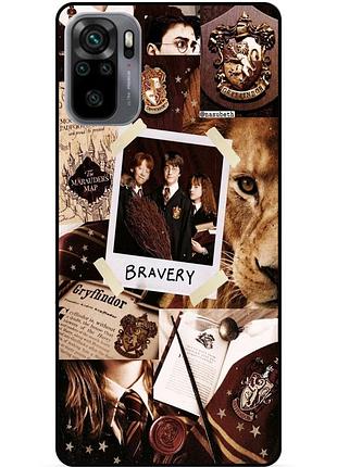 Силиконовый бампер чехол для xiaomi redmi note 10s с картинкой гарри поттер harry potter