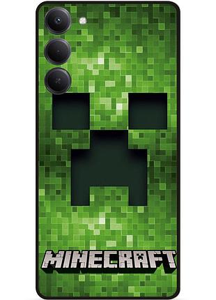 Силіконовий чохол бампер для xiaomi redmi 15 з малюнком майнкрафт minecraft