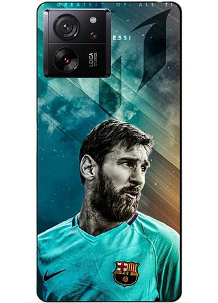 Силіконовий чохол бампер для xiaomi 13t з малюнком leo messi мессі