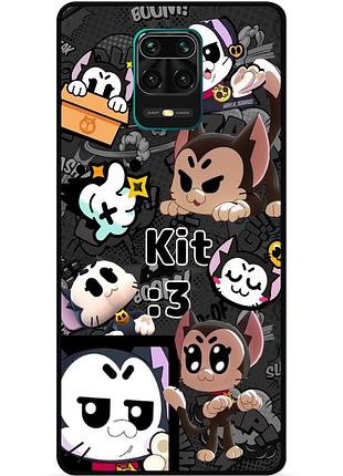 Чехол силиконовый бампер для xiaomi redmi note 9 pro с рисунком бравл кит brawl kit
