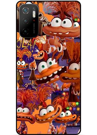 Силіконовий чохол бампер для xiaomi poco m3 pro з малюнком головоломка