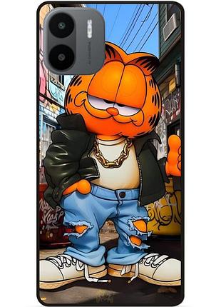 Чехол силиконовый бампер для xiaomi redmi a2 с рисунком гарфилд marvel