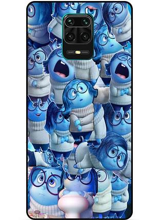 Силіконовий чохол бампер для xiaomi redmi note 9 pro з малюнком головоломка