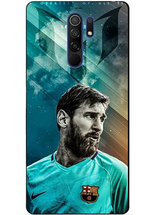 Силіконовий чохол бампер для xiaomi redmi note 8 pro з малюнком leo messi мессі