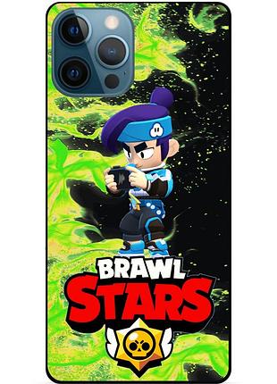 Силиконовый чехол с героем бравл старс brawl stars для xiaomi samsung motorola iphone zte oppo realme nokia фэнг 3