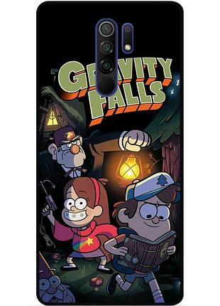 Силиконовый бампер чехол для xiaomi redmi note 8 pro с картинкой гравити фолз gravity falls