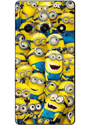 Силиконовый бампер чехол для xiaomi redmi a3 с рисунком миньоны minion