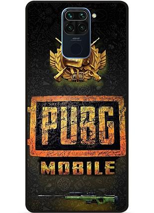 Силіконовий чохол бампер для xiaomi redmi note 9 з малюнком пабг pubg