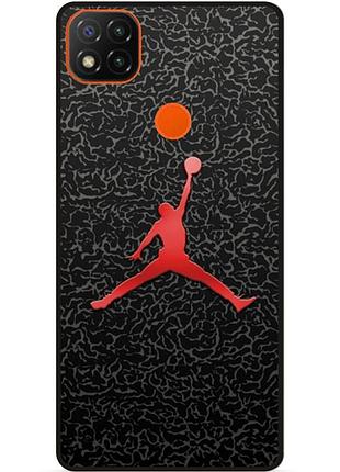Силіконовий чохол бампер для xiaomi redmi 9c з малюнком jordan джордан