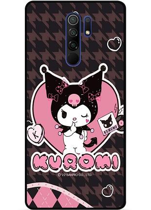 Силіконовий бампер чохол для xiaomi redmi note 8 pro з малюнком kuromi куроми