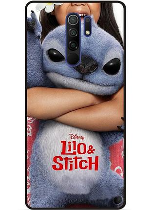 Силіконовий бампер чохол для xiaomi redmi note 8 pro стіч stitch