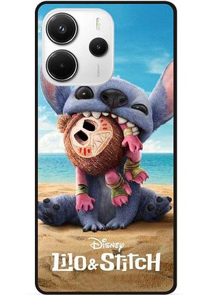 Силиконовый чехол бампер для xiaomi redmi note 14 лило и стич stitch