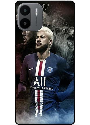 Силиконовый бампер чехол для xiaomi redmi a2 с рисунком neymar неймар