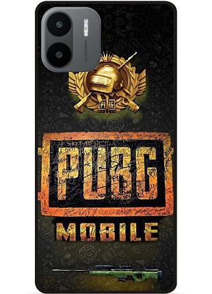 Силиконовый чехол бампер для xiaomi redmi a2 с картинкой пабг puвg