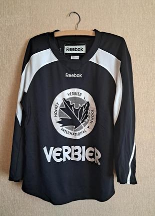 Чорна хокейна джерсі reebok verbier international