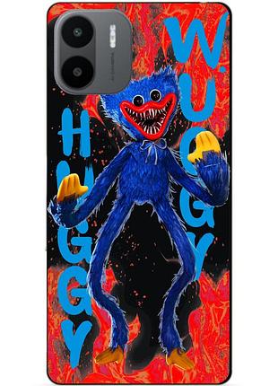 Силиконовый бампер чехол для xiaomi redmi a2 с рисунком huggy wuggy хагги вагги