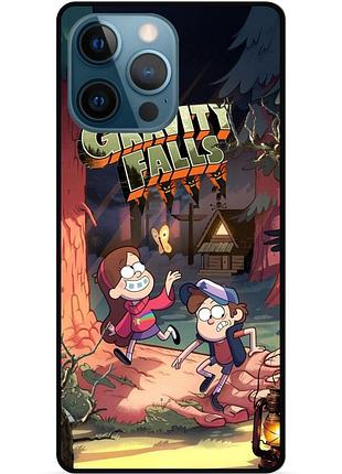 Силиконовый бампер чехол для iphone 11 pro с рисунком gravity falls гравити фолз