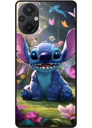 Силиконовый бампер чехол для xiaomi poco m5 стич и лило stitch