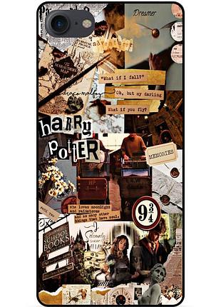 Силиконовый бампер чехол для iphone 7 гарри поттер harry potter