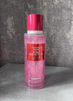 Парфумований спрей для тіла victoria's secret pure seduction joy shimmer