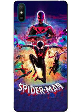 Силіконовий чохол бампер для huawei y5 2019 spider man людина-павук
