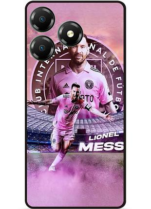 Силіконовий чохол бампер для zte blade a36 з малюнком leo messi мессі