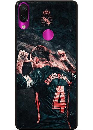 Силіконовий чохол бампер для huawei honor 8x з малюнком серхио рамос sergio ramos