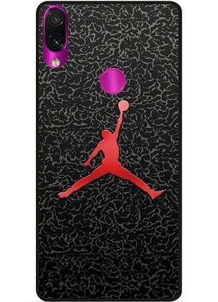 Чехол силиконовый бампер для huawei honor 8x с рисунком jordan джордан
