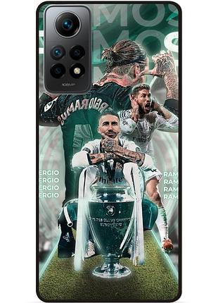 Силіконовий чохол бампер для xiaomi redmi note 11 з малюнком серхио рамос sergio ramos