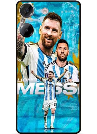 Силіконовий чохол бампер для xiaomi poco m7 pro з малюнком messi мессі