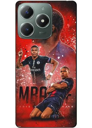 Силіконовий бампер чохол для infinix smart 8 plus (x6526) з малюнком мбаппе псж mbappe