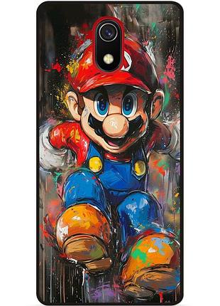 Чехол силиконовый бампер для samsung j4 j4 plus с рисунком марио marvel mario