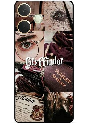 Чехол силиконовый бампер для oppo a5 pro с рисунком gryffindor гриффиндор гарри поттер harry potter