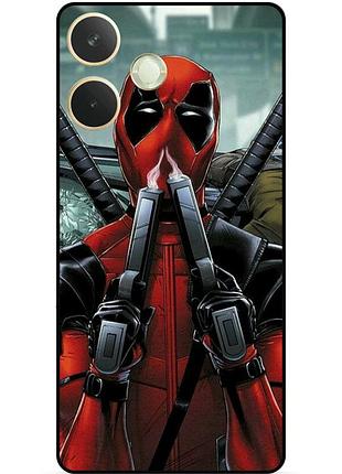 Чехол силиконовый бампер для oppo a5 pro с рисунком дэдпул deadpool