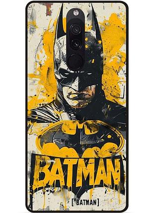 Чехол силиконовый бампер для xiaomi redmi 8 с рисунком batman dc бэтмен
