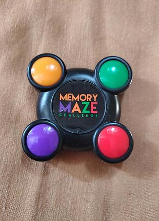 Електронна головоломка для тренування пам'яті memory maze challenge звук+світло