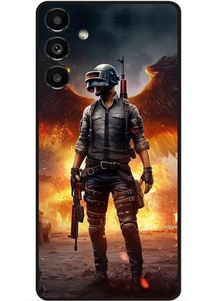 Силіконовий чохол бампер для samsung s21 з малюнком пабг pubg