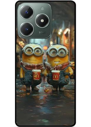 Силиконовый чехол бампер для tecno spark 20c с картинкой миньоны minion
