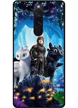 Силіконовий чохол бампер для xiaomi mi 9t / mi 9t pro з малюнком как приручить дракона
