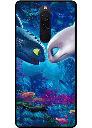 Силіконовий чохол бампер для xiaomi mi 9t / mi 9t pro з малюнком как приручить дракона