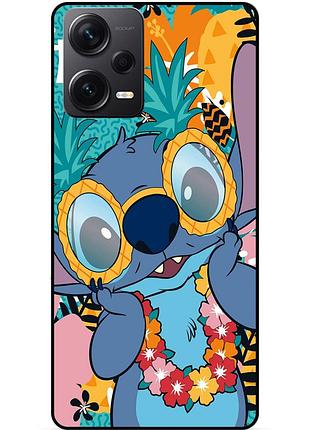 Силіконовий бампер чохол для xiaomi redmi note 12 pro plus з малюнком стіч stitch