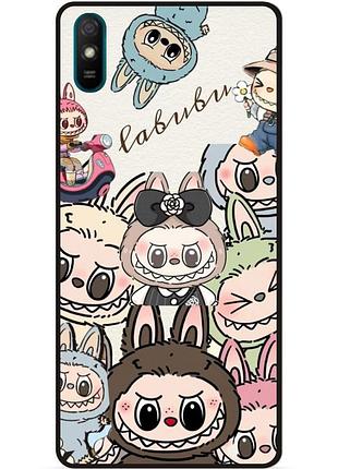 Чехол силиконовый бампер для huawei y5 2019 с картинкой лабубу labubu
