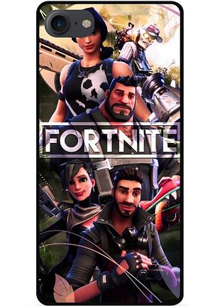 Силиконовый чехол бампер для huawei y5 2018 с картинкой фортнайт fortnite