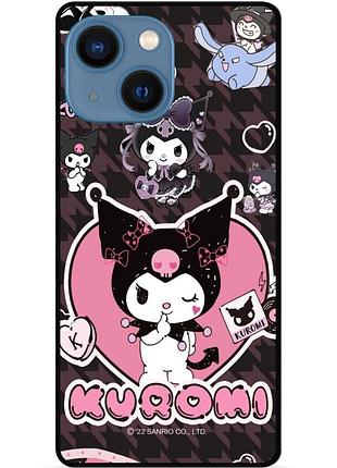 Силиконовый чехол бампер для iphone 13 с рисунком куроми kuromi