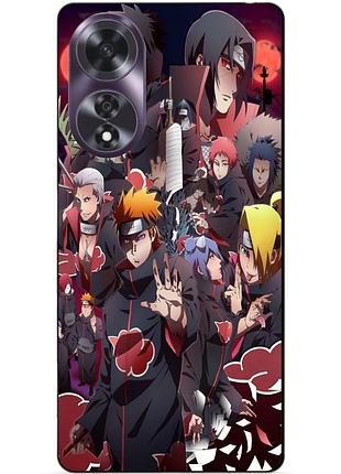 Чехол силиконовый бампер для oppo a60 с рисунком наруто naruto аниме