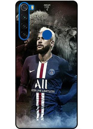 Силиконовый бампер чехол для xiaomi redmi note 8t с рисунком neymar неймар