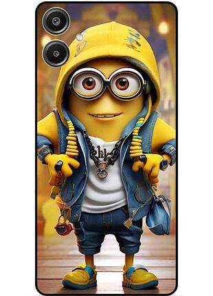 Чехол силиконовый бампер для samsung a07 с рисунком миньон боб minion