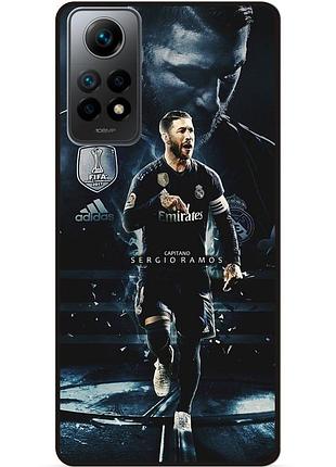 Силиконовый чехол бампер для xiaomi poco x4 pro 5g с рисунком sergio ramos серхио рамос